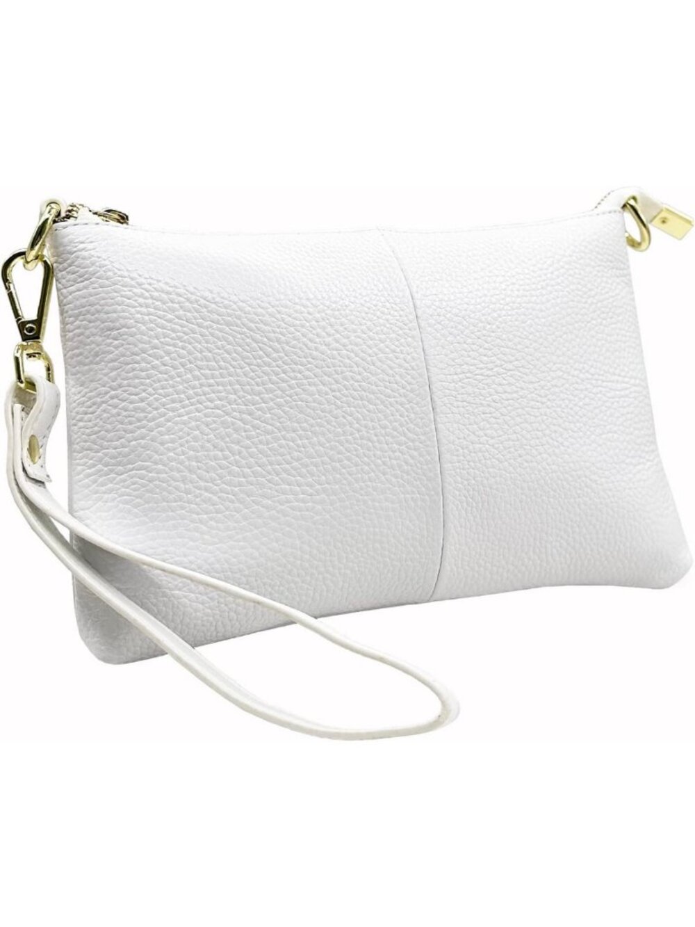 Stylish Leather Wristlet Clutch Wallet for Women - Small Crossbody Phone Bag